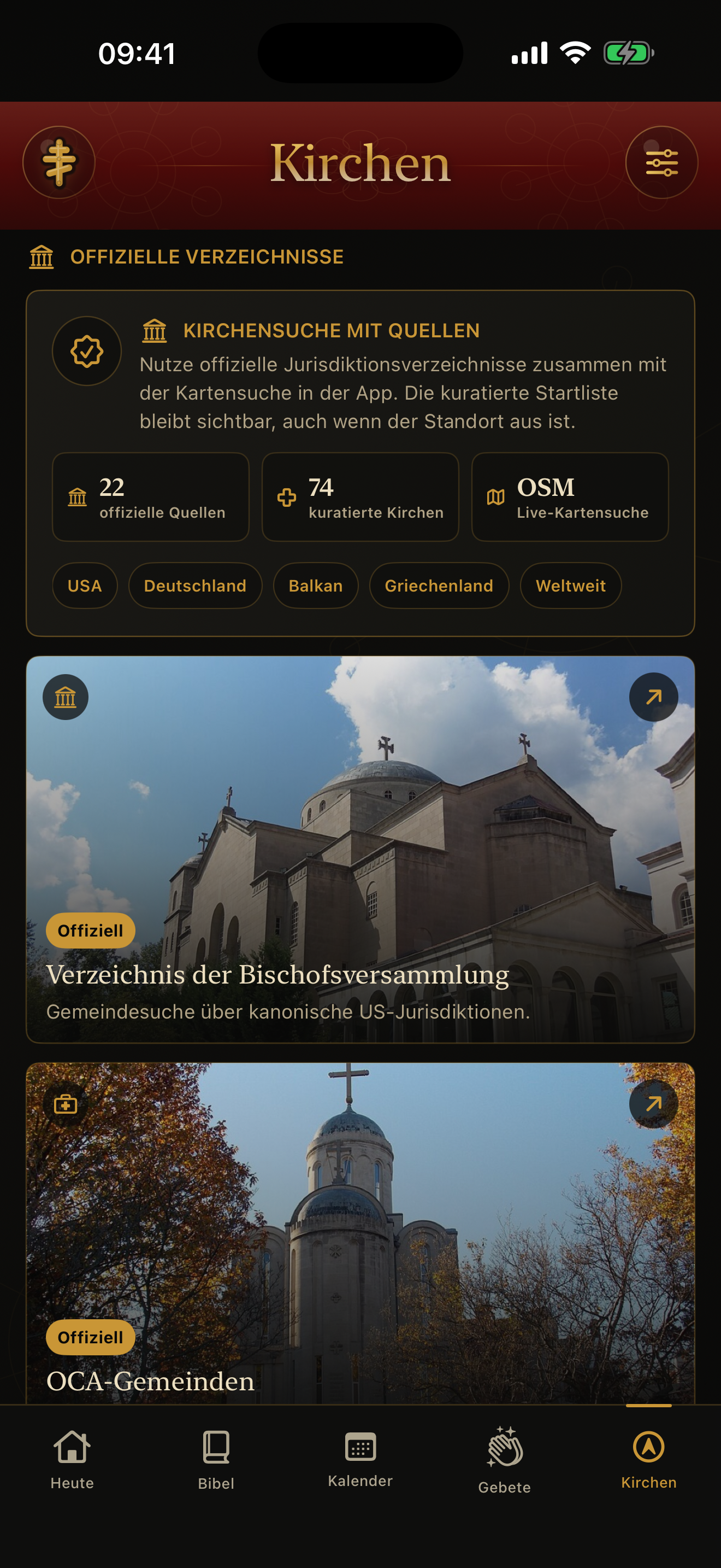 Kirchensuche